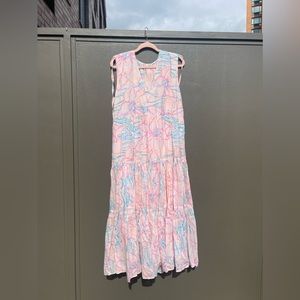 Warm Floral Maxi Dress Size 3